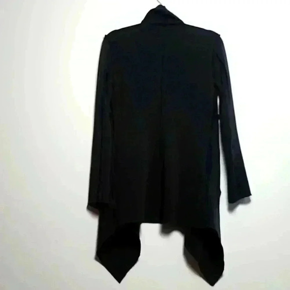 BNCI by Blanc Noir Black Wrap Sweater Size Small - Picture 11 of 13